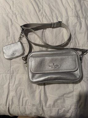 Kate Spade Rosie Metallic Small Flap Camera Bag